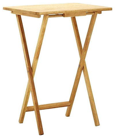 Traditional Stylish Folding Table, Rubberwood, Perfect for Space Saving DL Traditional