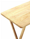 Traditional Stylish Folding Table, Rubberwood, Perfect for Space Saving DL Traditional