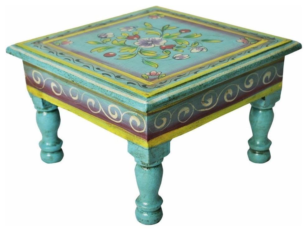 Traditional Stylish Side End Table in Full Painted MDF DL Traditional
