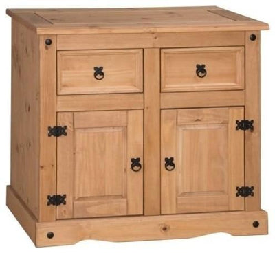 Traditional Stylish Sideboard, Solid Pine Wood With Doors and Storage Drawers DL Traditional