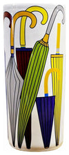 Traditional Umbrella Stand in Glossy Glaze Finish Ceramic, Multi Coloured Design DL Traditional