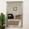 Traditional Wall Mirror with Antique Bevelled Look, X Large Silver Design DL Traditional