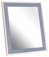 Traditional Wall Mounted Mirror with Solid Frame, Simple Rectangular Design DL Traditional