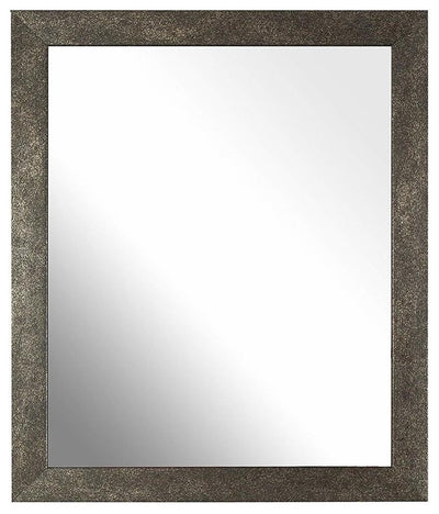 Traditional Wall Mounted Mirror with Solid Frame, Simple Rectangular Design DL Traditional