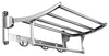 Wall Mounted Bathroom Towel Rack, Stainless Steel With Chrome Plated Finish DL Modern