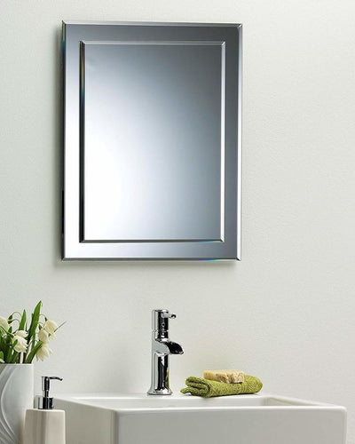 Wall Mounted Double Layer Mirror in Contemporary Design DL Contemporary