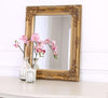 Wall Mounted Mirror, French Vintage Solid Wood Frame, Antique Baroque Style DL Traditional