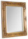 Wall Mounted Mirror, French Vintage Solid Wood Frame, Antique Baroque Style DL Traditional