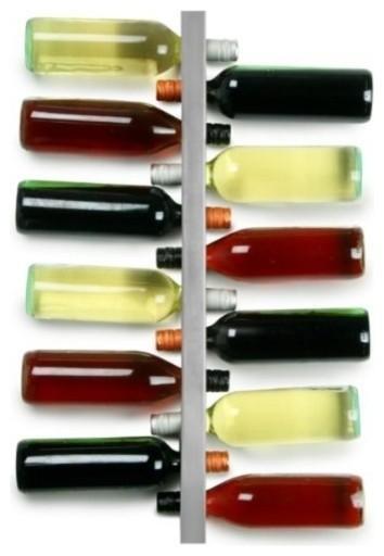 Wall Mounted Wine Rack, 12-Bottle Capacity DL Contemporary